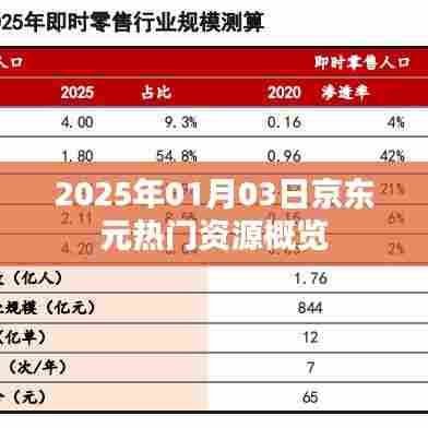 京东元热门资源概览（2025年1月3日）