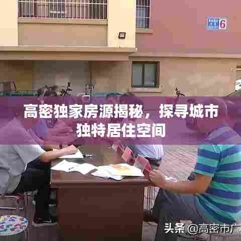 高密独家房源揭秘，探寻城市独特居住空间