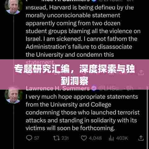 专题研究汇编，深度探索与独到洞察