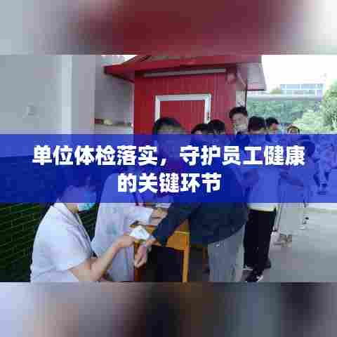单位体检落实，守护员工健康的关键环节