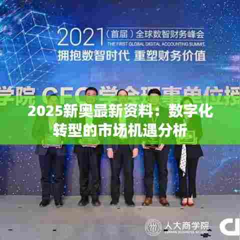 2025新奥最新资料：数字化转型的市场机遇分析