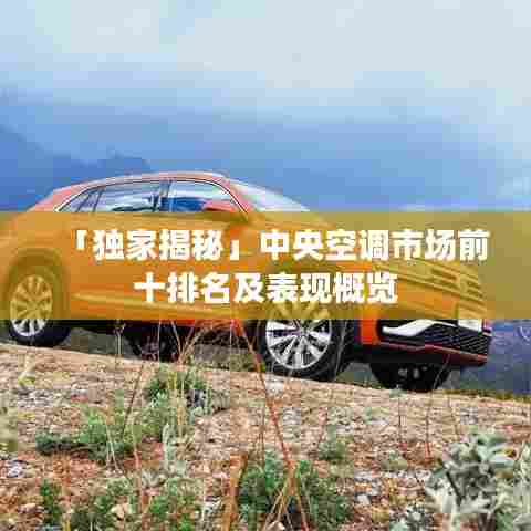 「独家揭秘」中央空调市场前十排名及表现概览