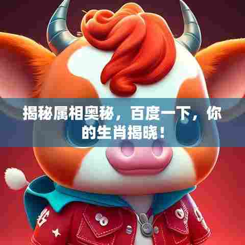 揭秘属相奥秘，百度一下，你的生肖揭晓！