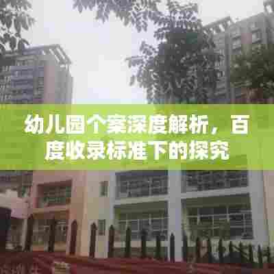 幼儿园个案深度解析，百度收录标准下的探究