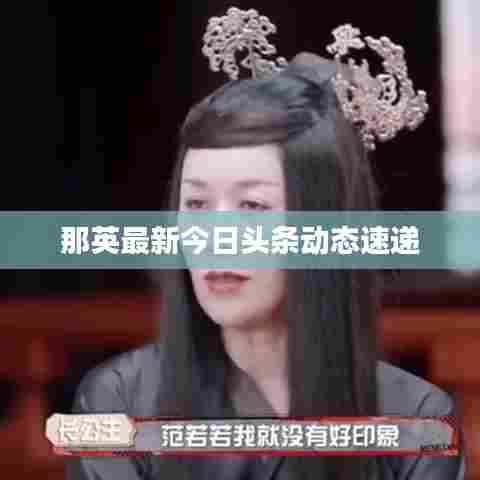 那英最新今日头条动态速递