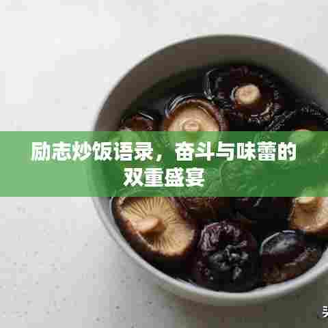 励志炒饭语录，奋斗与味蕾的双重盛宴