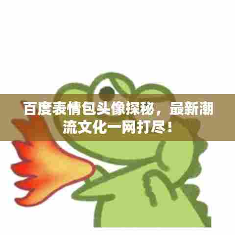 百度表情包头像探秘，最新潮流文化一网打尽！