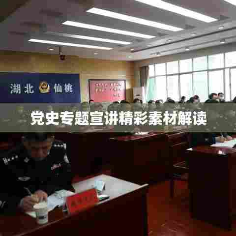 党史专题宣讲精彩素材解读