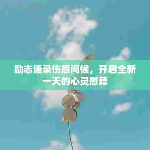 励志语录伤感问候，开启全新一天的心灵慰藉