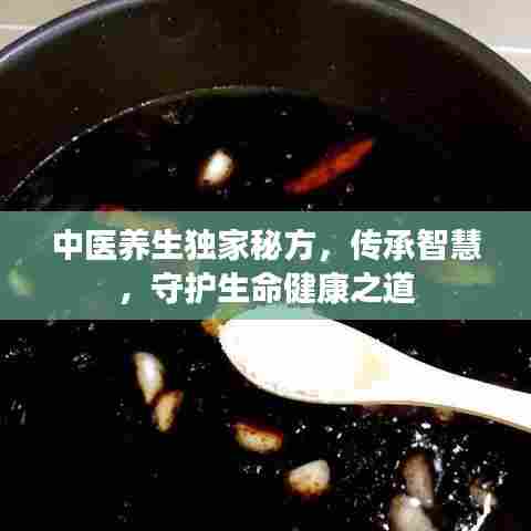 中医养生独家秘方，传承智慧，守护生命健康之道
