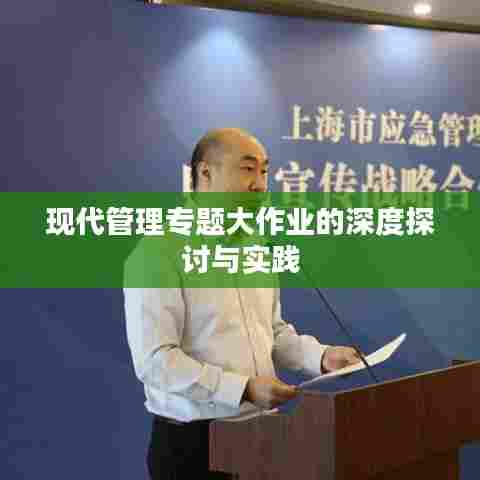 现代管理专题大作业的深度探讨与实践