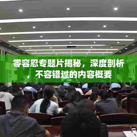 零容忍专题片揭秘，深度剖析，不容错过的内容概要