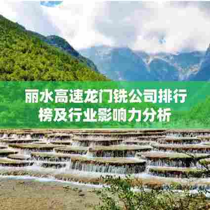 丽水高速龙门铣公司排行榜及行业影响力分析