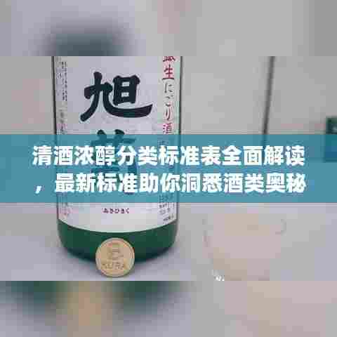 清酒浓醇分类标准表全面解读，最新标准助你洞悉酒类奥秘