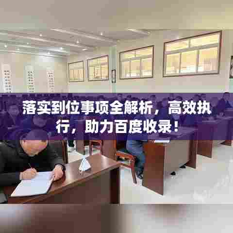 落实到位事项全解析，高效执行，助力百度收录！