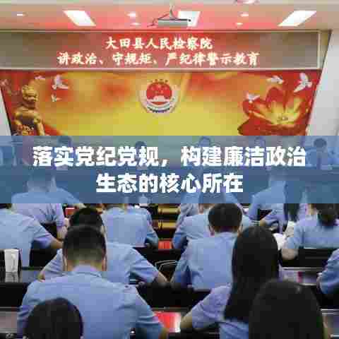 落实党纪党规，构建廉洁政治生态的核心所在
