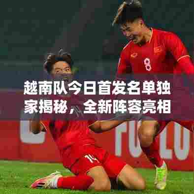 越南队今日首发名单独家揭秘，全新阵容亮相！