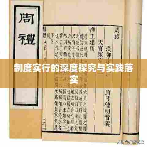 制度实行的深度探究与实践落实