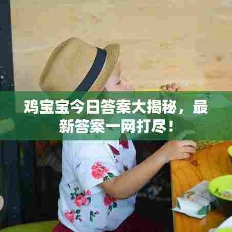 鸡宝宝今日答案大揭秘，最新答案一网打尽！