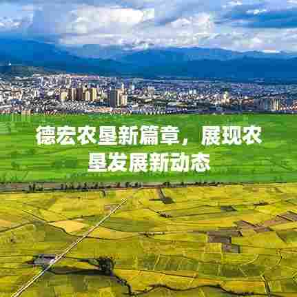 德宏农垦新篇章，展现农垦发展新动态