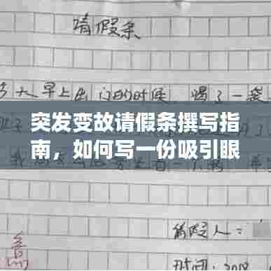 突发变故请假条撰写指南，如何写一份吸引眼球的请假条标题及内容？